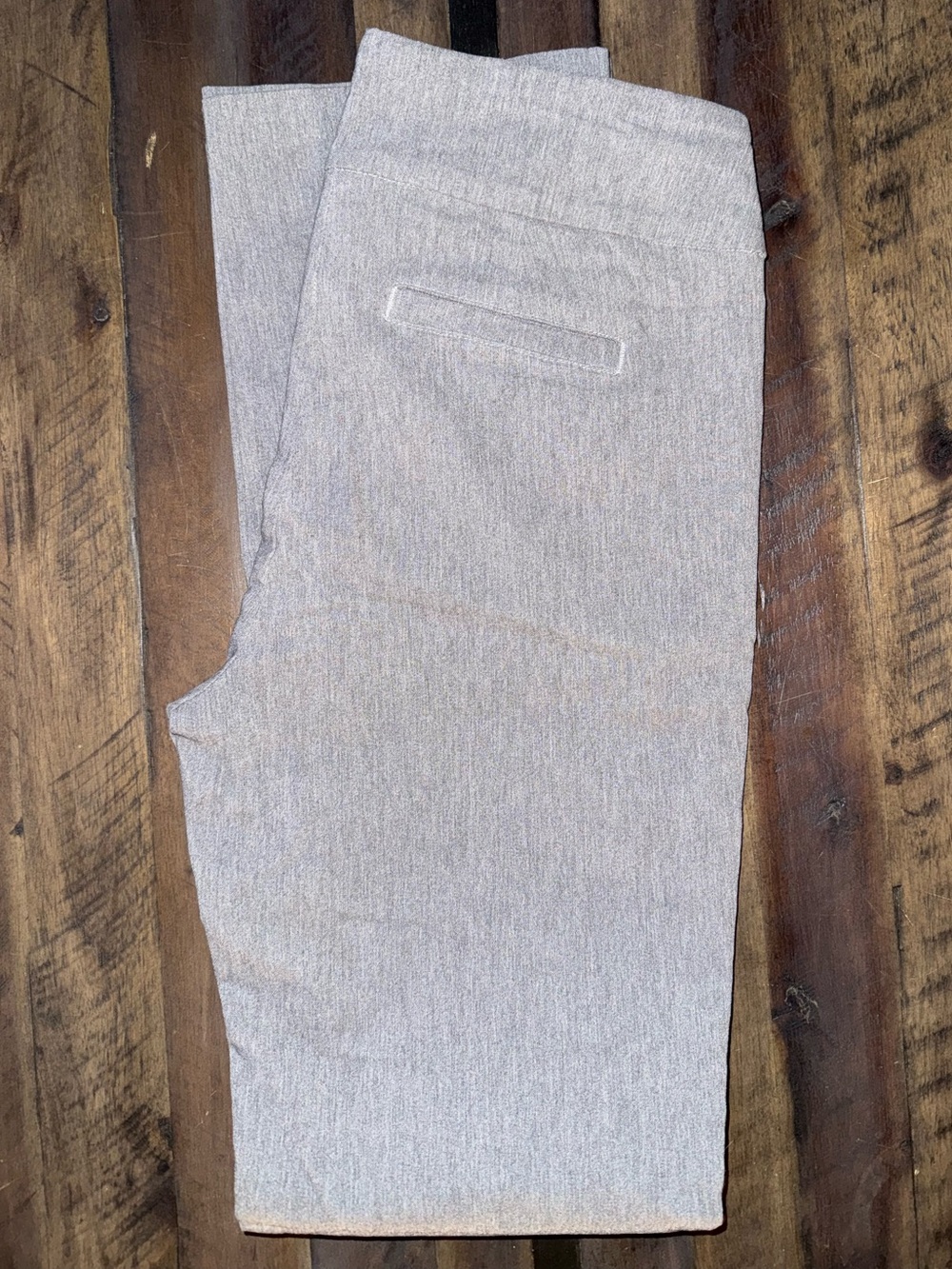 Tribal Light Gray Cropped Dress Pants